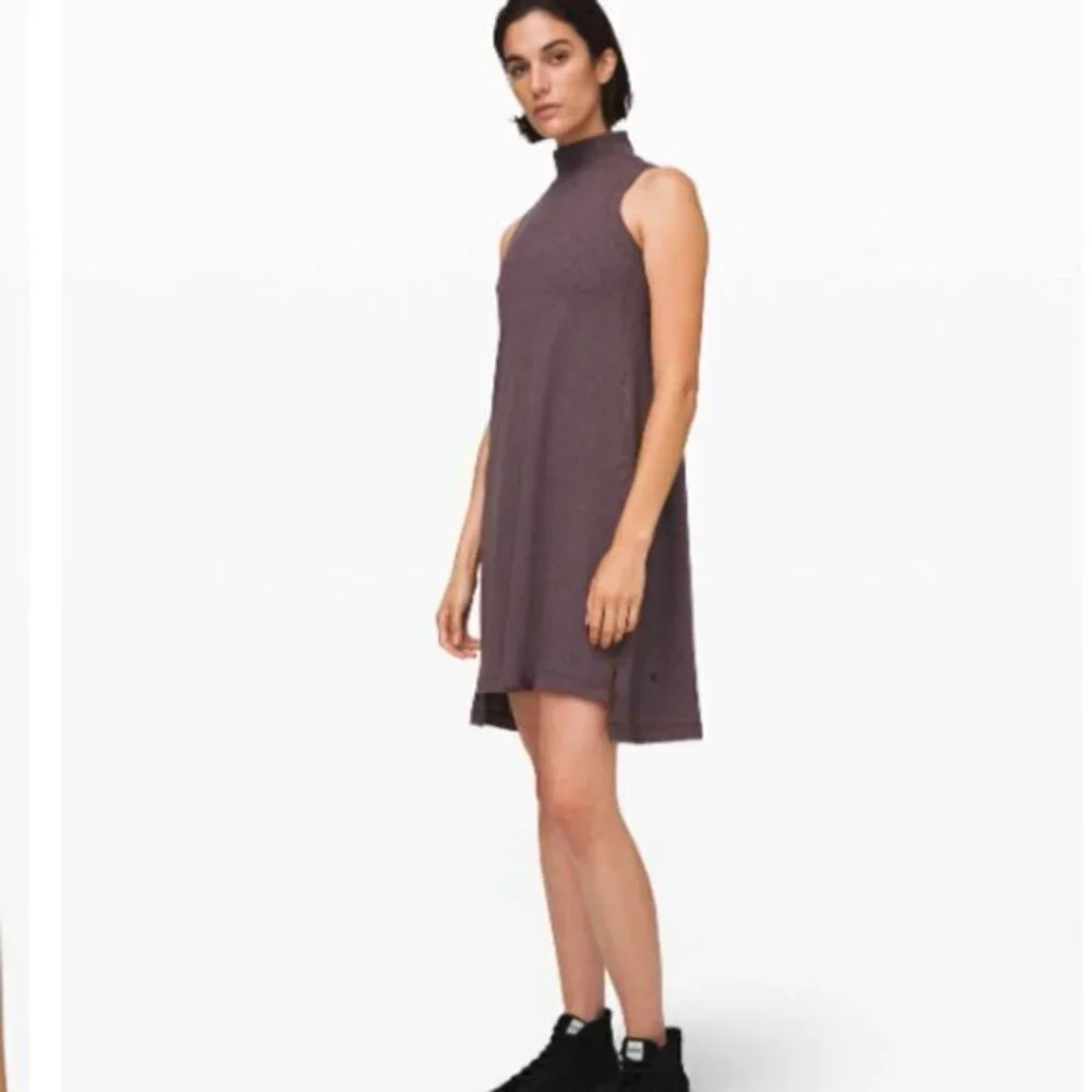 Lululemon Gone for the Week Dress Heathered Antique Bark Size S